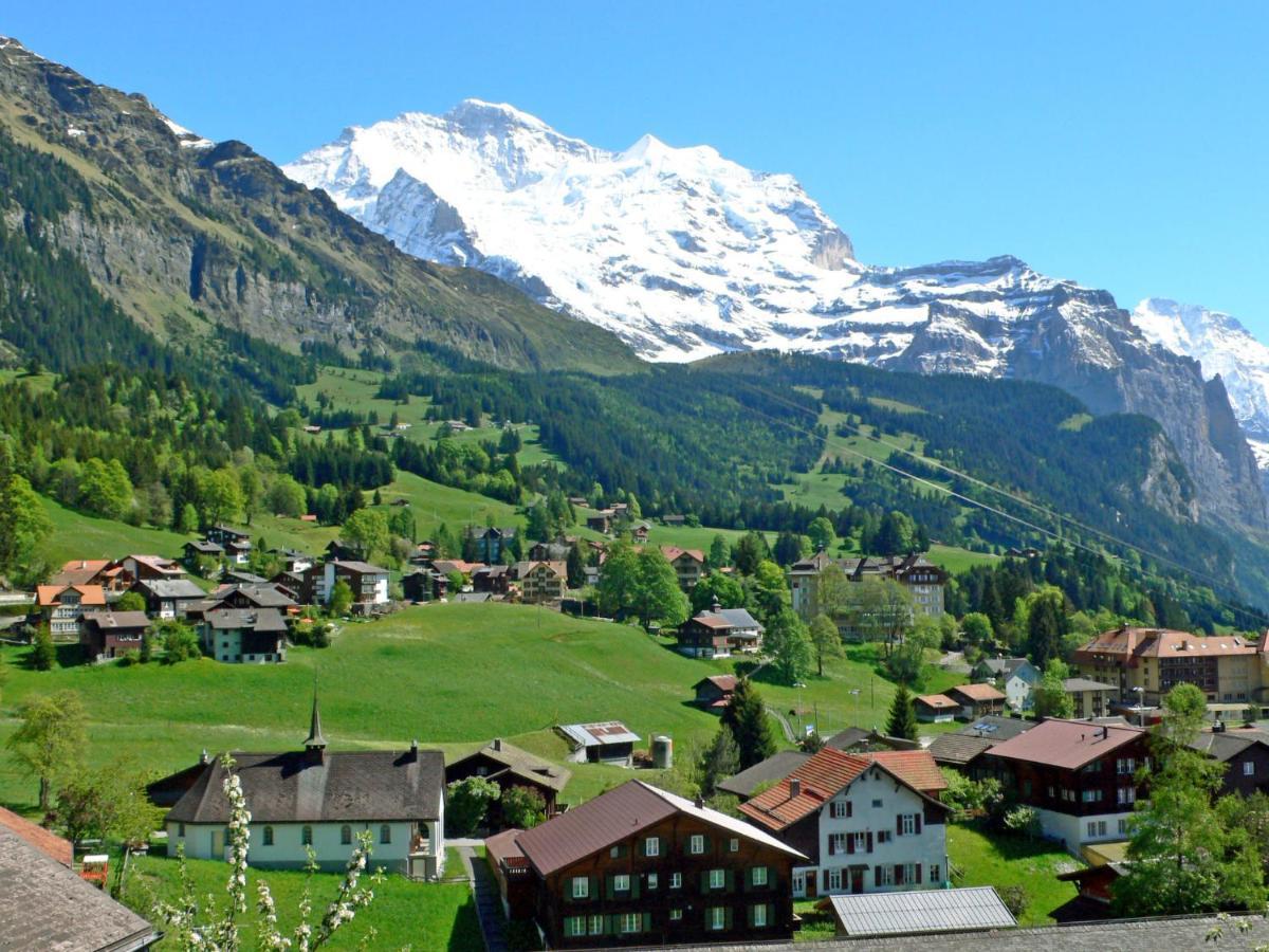Apartment Helene-4 Wengen Buitenkant foto