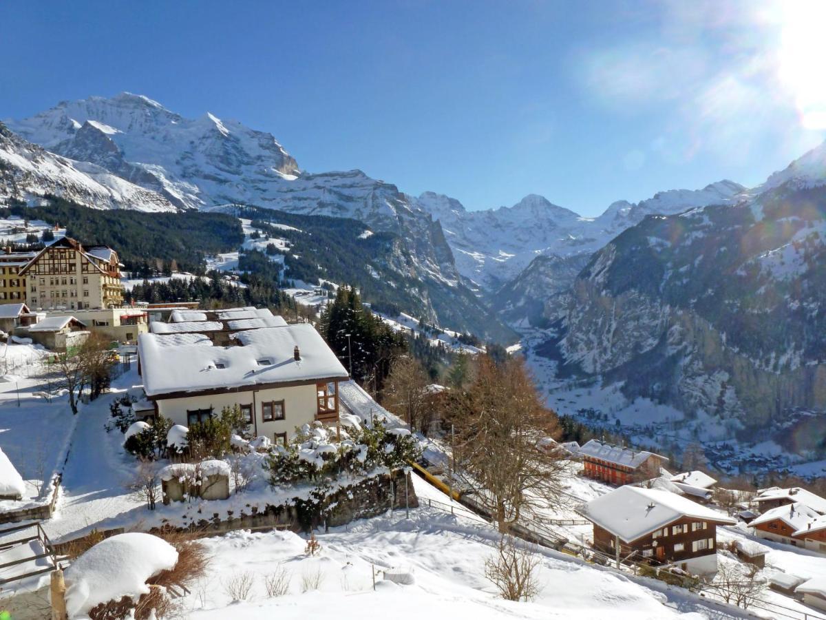 Apartment Helene-4 Wengen Buitenkant foto
